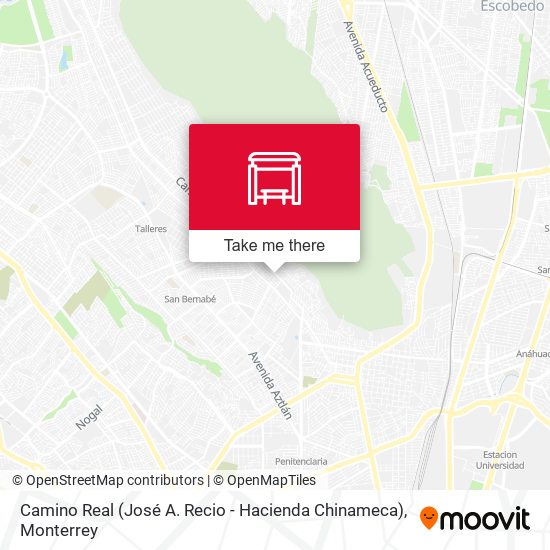 Mapa de Camino Real (José A. Recio - Hacienda Chinameca)