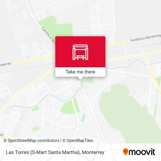 Las Torres (S-Mart Santa Martha) map