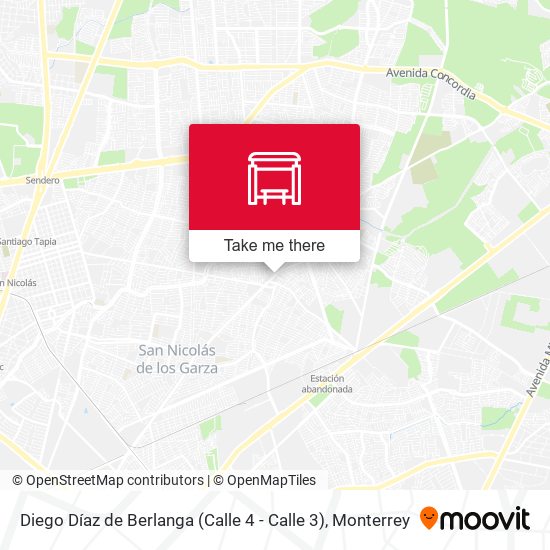 Mapa de Diego Díaz de Berlanga (Calle 4 - Calle 3)