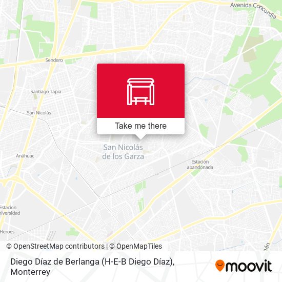Diego Díaz de Berlanga (H-E-B Diego Díaz) map