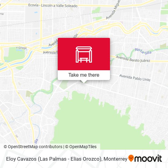 Eloy Cavazos (Las Palmas - Elías Orozco) map