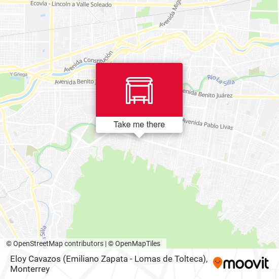 Eloy Cavazos (Emiliano Zapata - Lomas de Tolteca) map