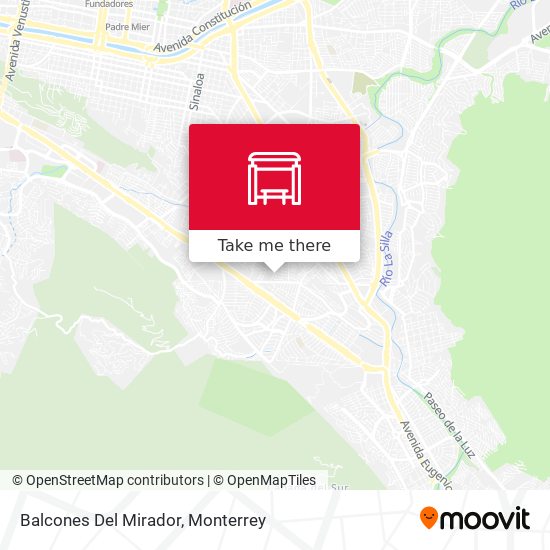 Mapa de Balcones Del Mirador