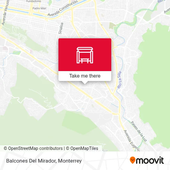 Balcones Del Mirador map