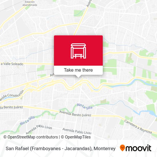 Mapa de San Rafael (Framboyanes - Jacarandas)