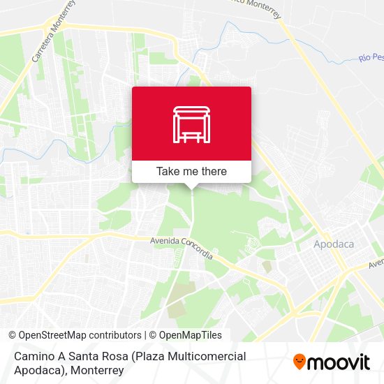 Camino A Santa Rosa (Plaza Multicomercial Apodaca) map