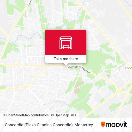 Mapa de Concordia (Plaza Citadina Concordia)