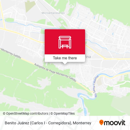 Mapa de Benito Juárez (Carlos I - Corregidora)