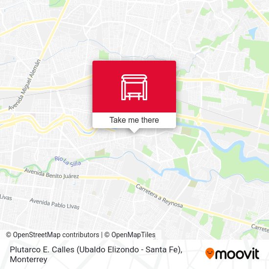 Plutarco E. Calles (Ubaldo Elizondo - Santa Fe) map