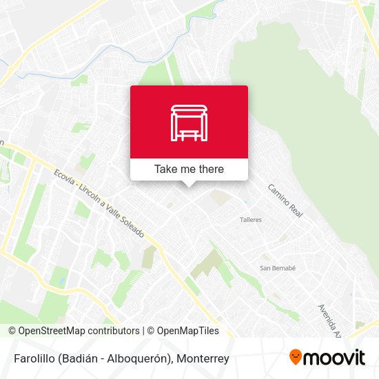 Farolillo (Badián - Alboquerón) map