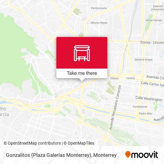Mapa de Gonzalitos (Plaza Galerías Monterrey)