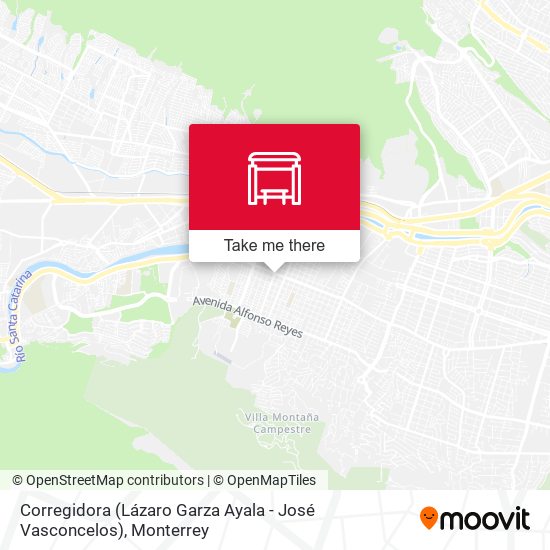 Corregidora (Lázaro Garza Ayala - José Vasconcelos) map