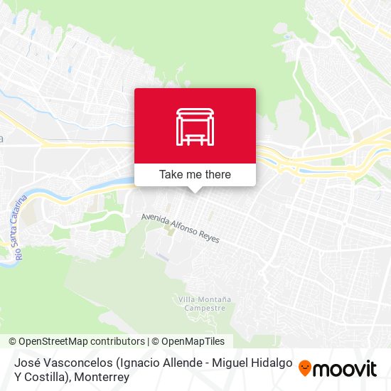 Mapa de José Vasconcelos (Ignacio Allende - Miguel Hidalgo Y Costilla)