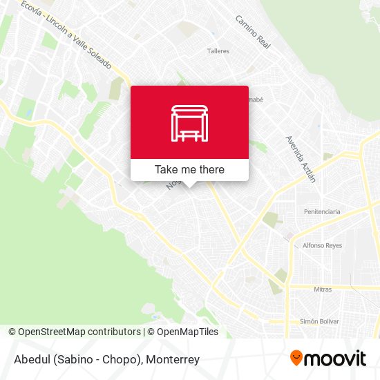 Mapa de Abedul (Sabino - Chopo)