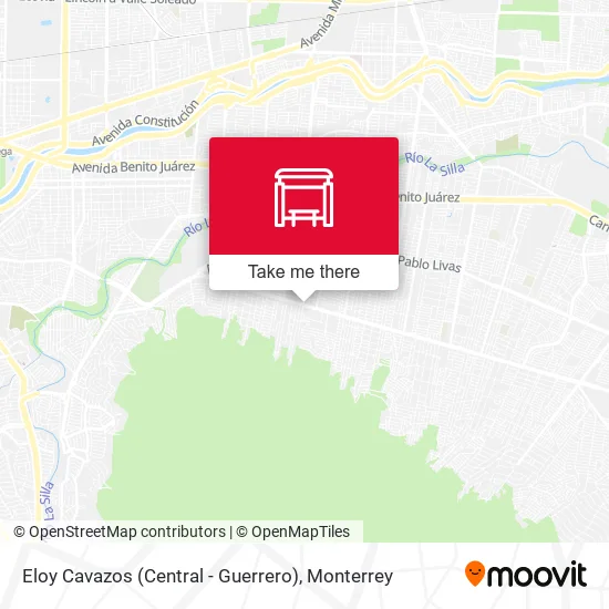 Mapa de Eloy Cavazos (Central - Guerrero)