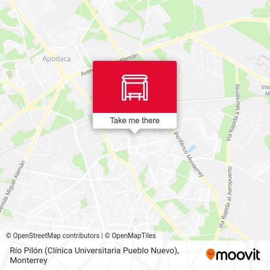 Río Pilón (Clínica Universitaria Pueblo Nuevo) map