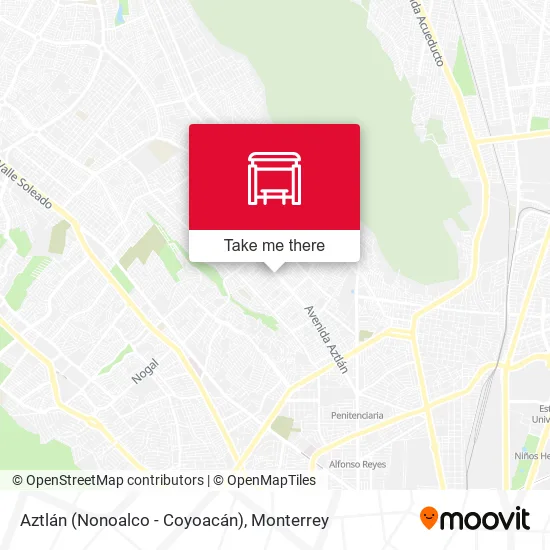 Mapa de Aztlán (Nonoalco - Coyoacán)