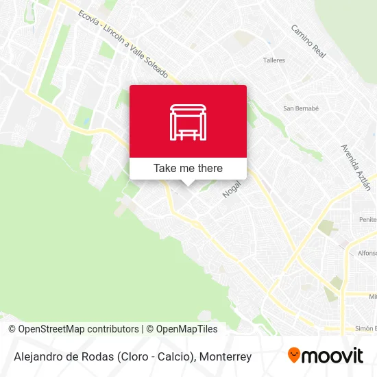 Alejandro de Rodas (Cloro - Calcio) map