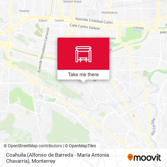 Coahuila (Alfonso de Barreda - María Antonia Chavarría) map
