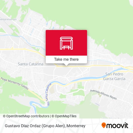 Mapa de Gustavo Díaz Ordaz (Grupo Alen)