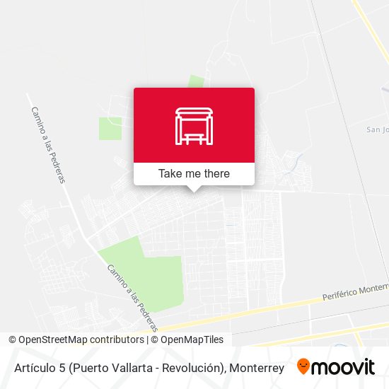 Artículo 5 (Puerto Vallarta - Revolución) map