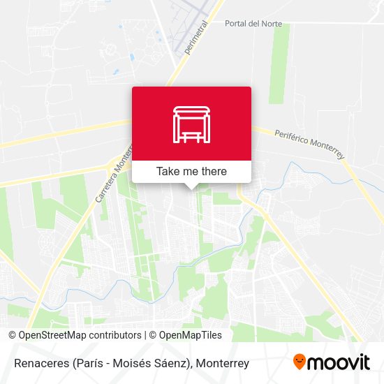 Mapa de Renaceres (París - Moisés Sáenz)
