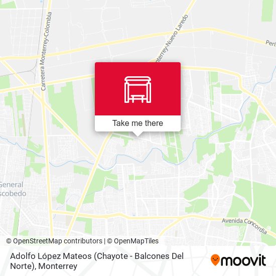Adolfo López Mateos (Chayote - Balcones Del Norte) map