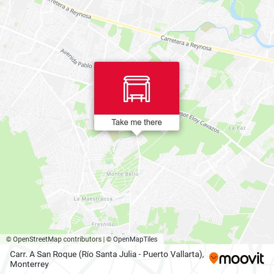 Carr. A San Roque (Río Santa Julia - Puerto Vallarta) map