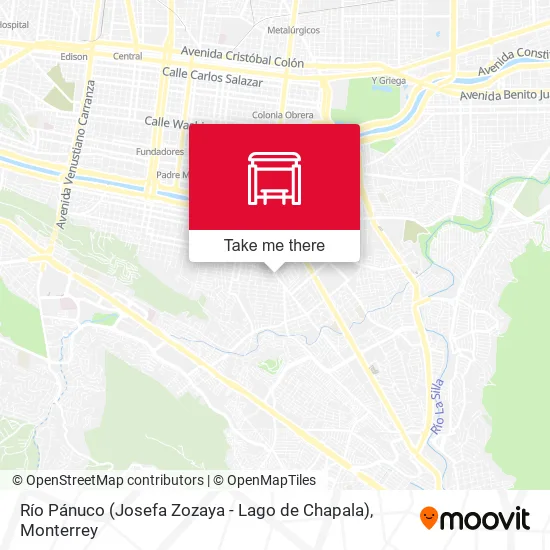Mapa de Río Pánuco (Josefa Zozaya - Lago de Chapala)