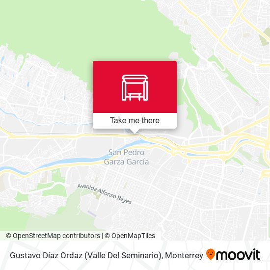 Gustavo Díaz Ordaz (Valle Del Seminario) map