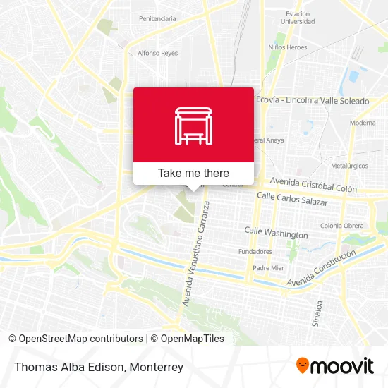 Mapa de Thomas Alba Edison