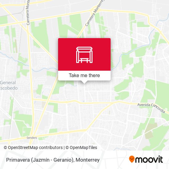 Primavera (Jazmín - Geranio) map