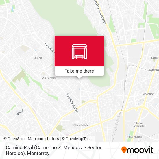 Camino Real (Camerino Z. Mendoza - Sector Heroico) map