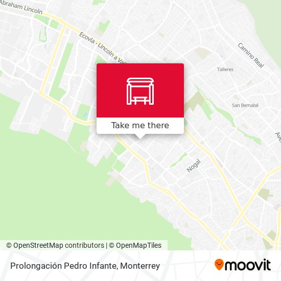 Mapa de Prolongación Pedro Infante