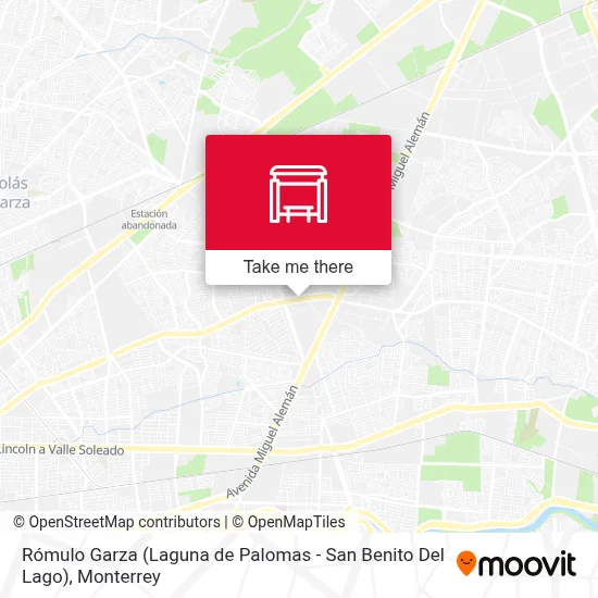 Rómulo Garza (Laguna de Palomas - San Benito Del Lago) map