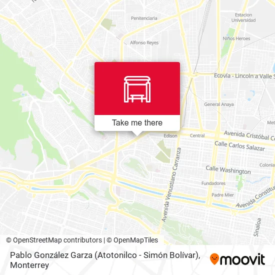 Mapa de Pablo González Garza (Atotonilco - Simón Bolívar)