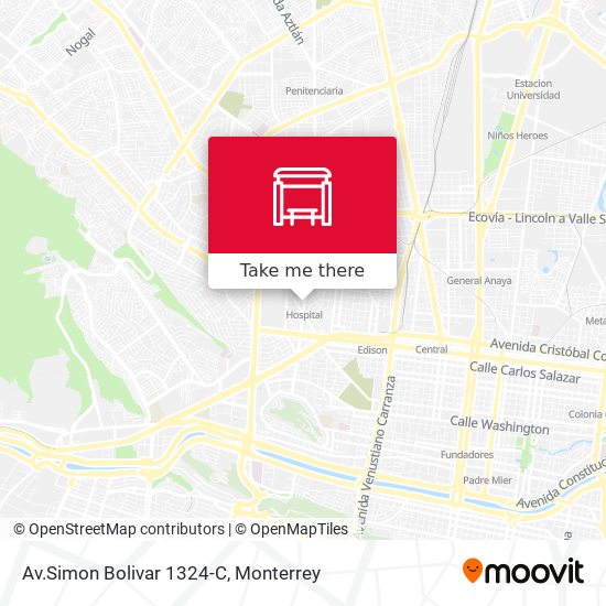 Av.Simon Bolivar 1324-C map