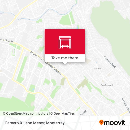 Carnero X León Menor map