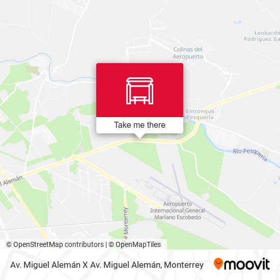 Mapa de Av. Miguel Alemán X Av. Miguel Alemán