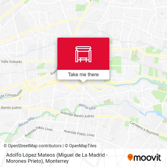 Adolfo López Mateos (Miguel de La Madrid - Morones Prieto) map