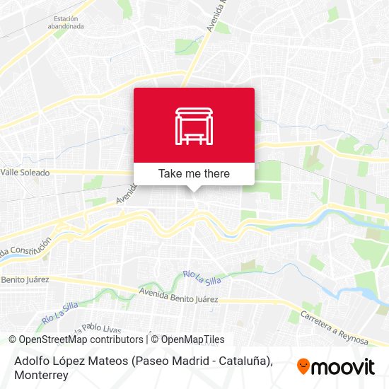 Adolfo López Mateos (Paseo Madrid - Cataluña) map