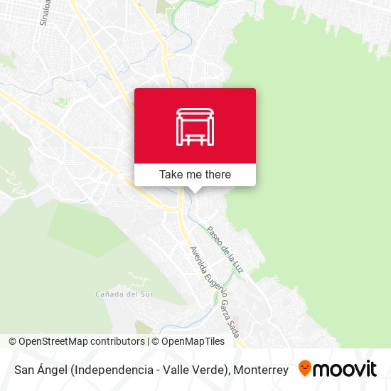 Mapa de San Ángel (Independencia - Valle Verde)