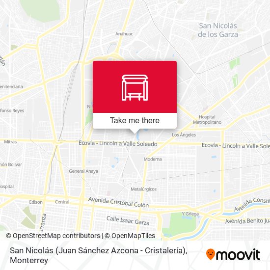 Mapa de San Nicolás (Juan Sánchez Azcona - Cristalería)