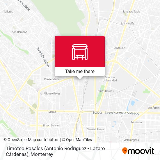 Timoteo Rosales (Antonio Rodríguez - Lázaro Cárdenas) map