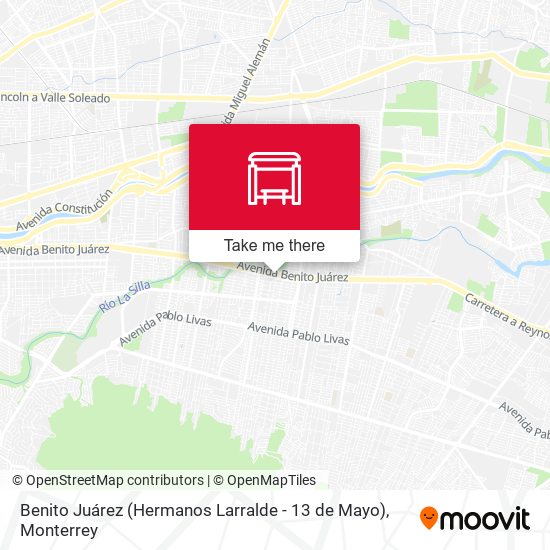 Benito Juárez (Hermanos Larralde - 13 de Mayo) map