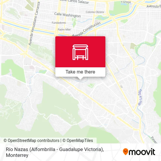 Rio Nazas X Rio Nazas map