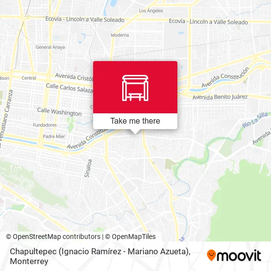 Mapa de Chapultepec (Ignacio Ramírez - Mariano Azueta)