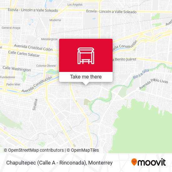 Chapultepec (Calle A - Rinconada) map