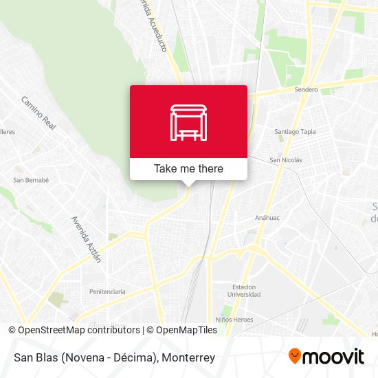 Mapa de San Blas (Novena - Décima)
