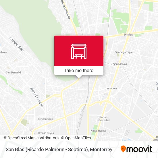 San Blas (Ricardo Palmerín - Séptima) map